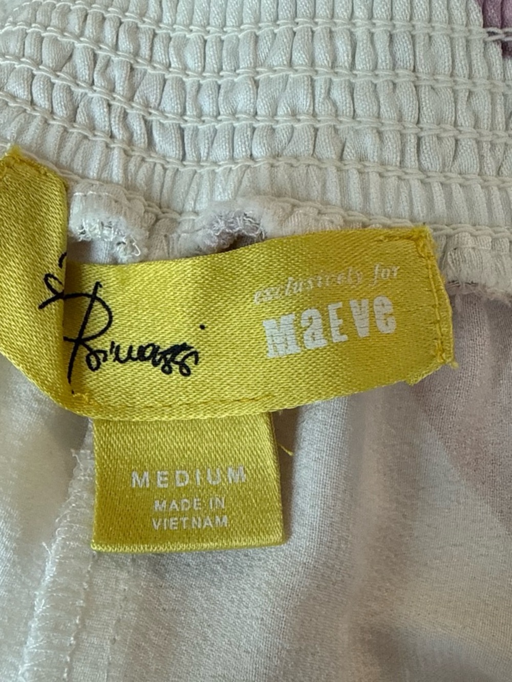 Maeve Cream Floral & Illustrated Wide-Leg Pants - Picture 3 of 3